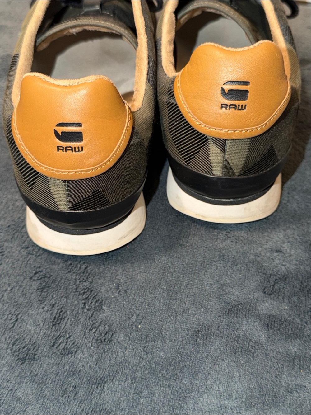 G-Star Raw Mens Camouflage Sneakers NEVER WORN size 11 - Picture 3 of 6